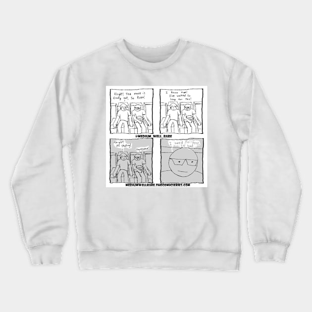 poop Crewneck Sweatshirt by Medium_well_rare